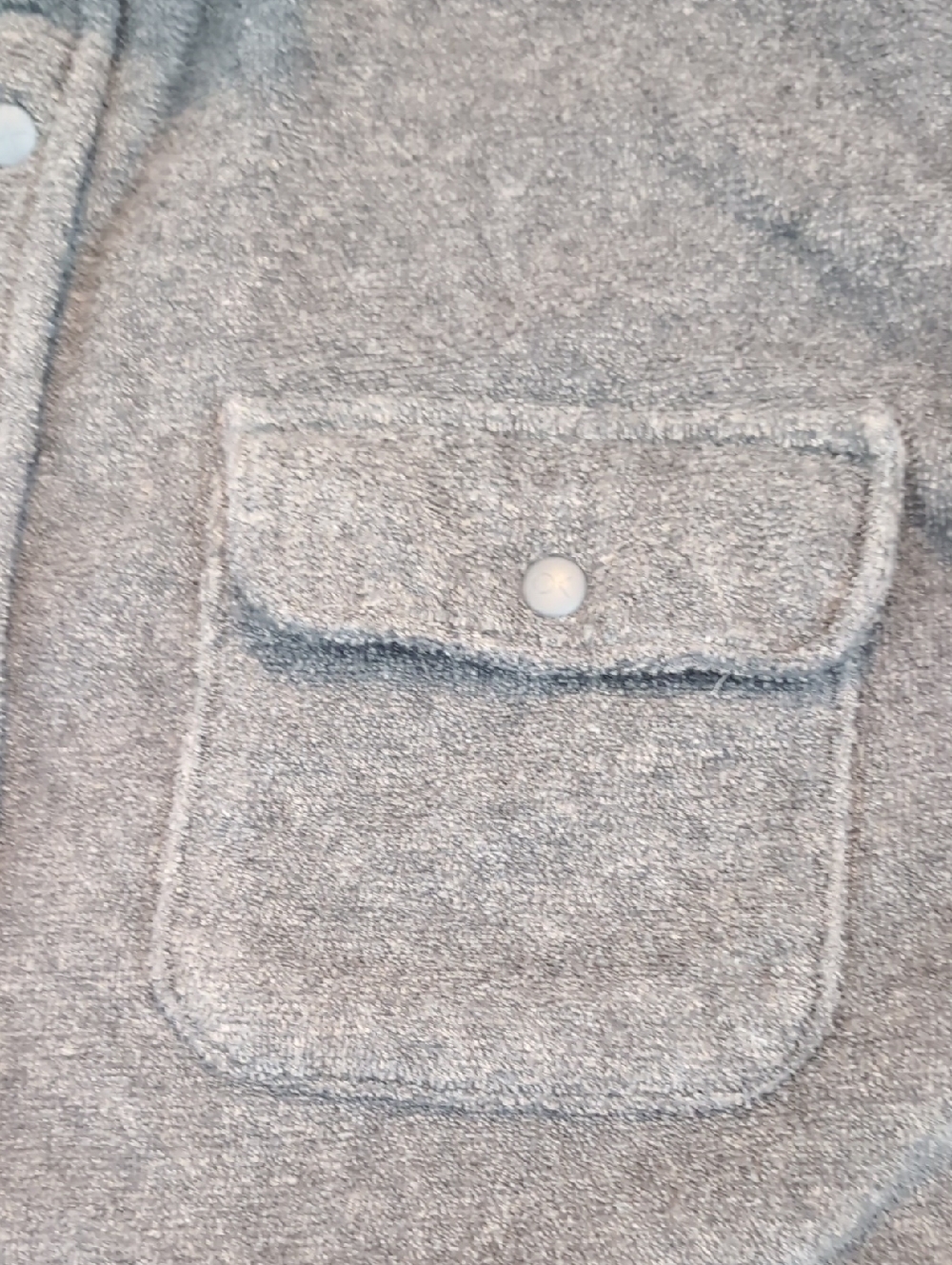 Outerknown Gray Hightide Snap Button Shirt - Picture 5 of 7